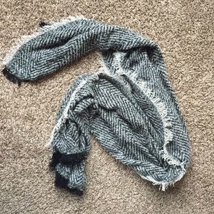 Warm Black and White Wrap/Scarf